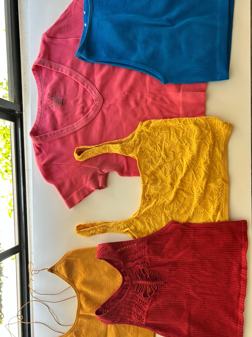 A Few Women's Ribbed Tee’s and Tanks!